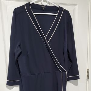 Talbots Faux Wrap Dress Size 2X
